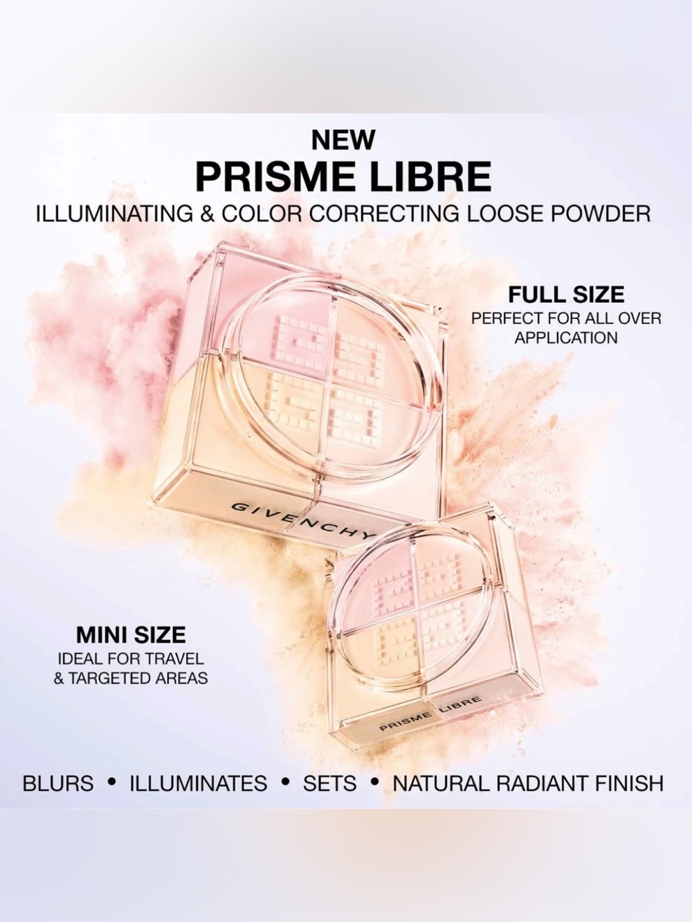 Givenchy Prisme Libre 4 in 1 MatteLoose Powder Shade 5, 24Hr Shine Control NWT - Picture 8 of 9